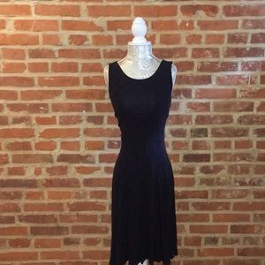 Loft polka dot midi dress.